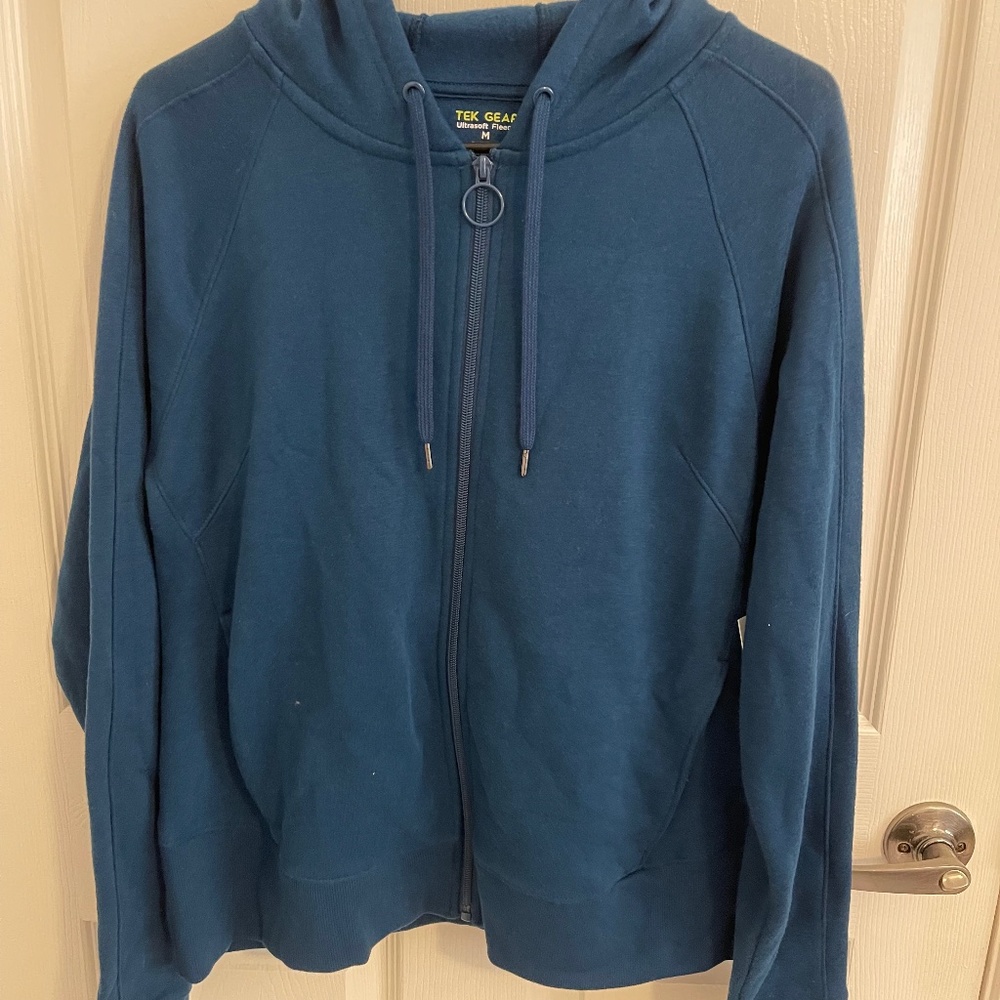 Tek Gear Women's Blue Crayon FZ Ultrasoft Fleece Jacket